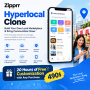 Why Choose Zipprr's $490 Hyperlocal Clone for Local Commerce?